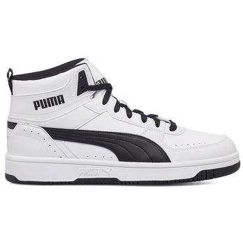 Sneakers alte bianche con logo a contrasto Puma Rebound Joy, Brand, SKU s322500158, Immagine 0